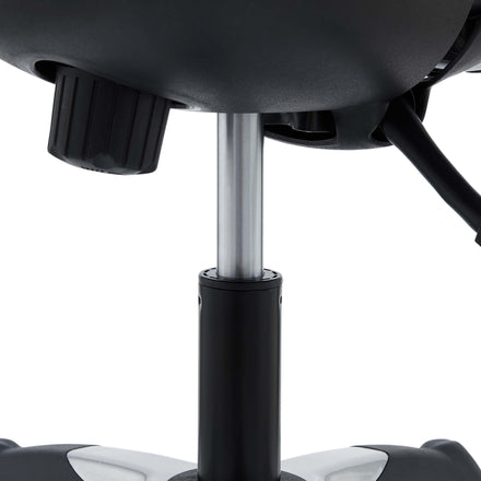 Edge Vinyl Office Chair in Black