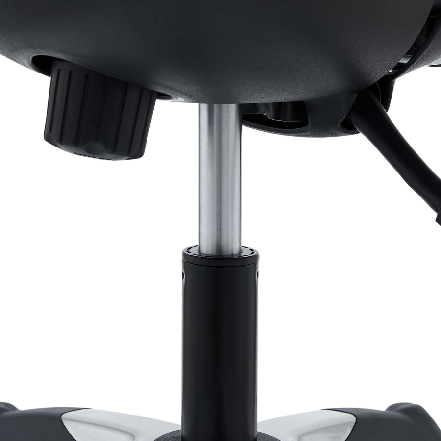 Pillar Vinyl Office Chair in Black