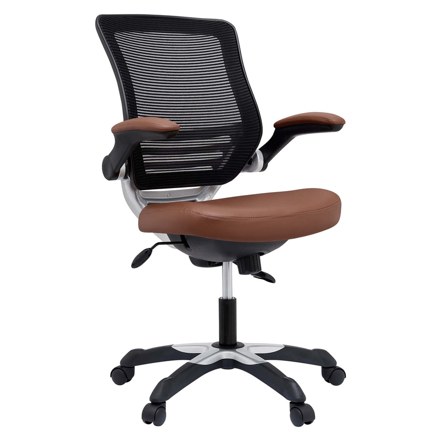 Pillar Vinyl Office Chair in Tan