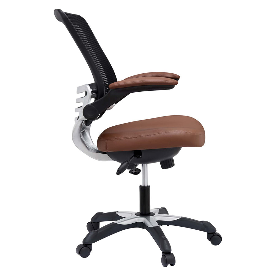 Pillar Vinyl Office Chair in Tan