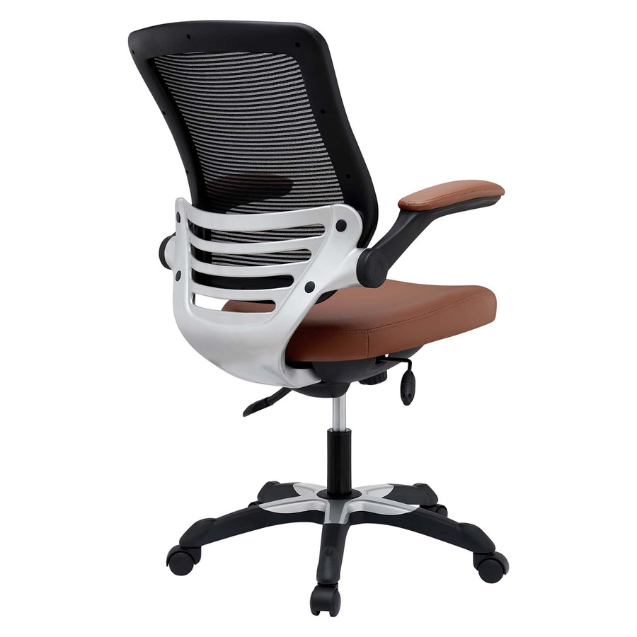 Pillar Vinyl Office Chair in Tan