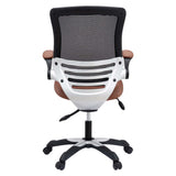 Pillar Vinyl Office Chair in Tan