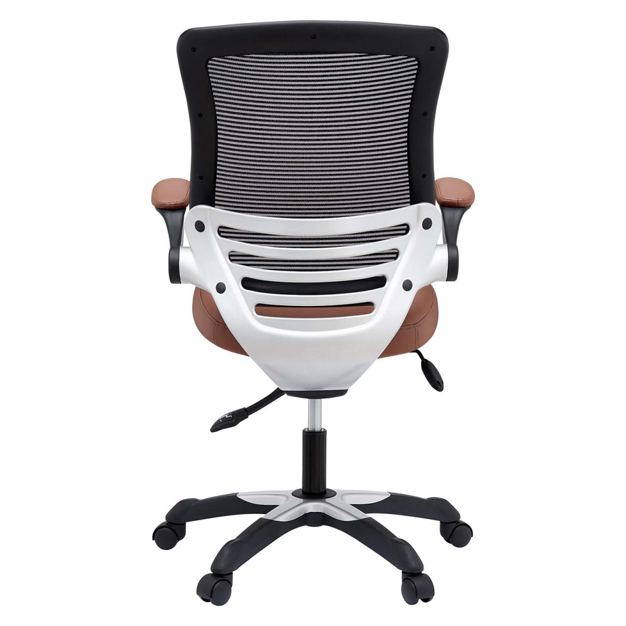 Pillar Vinyl Office Chair in Tan