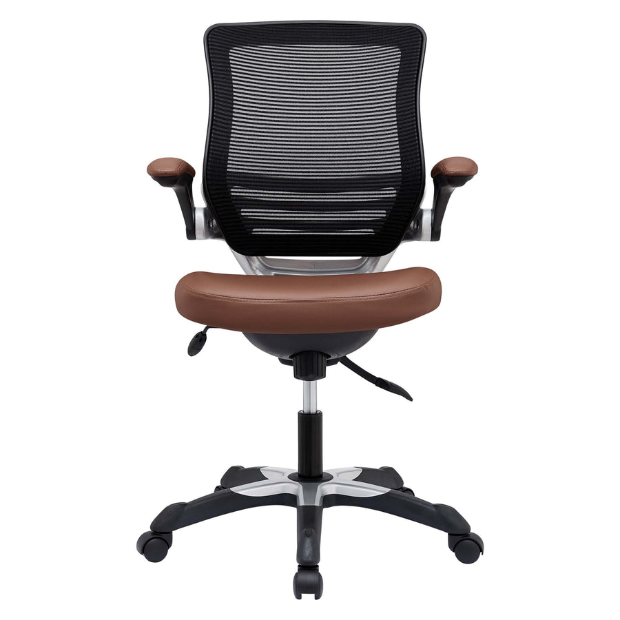 Pillar Vinyl Office Chair in Tan