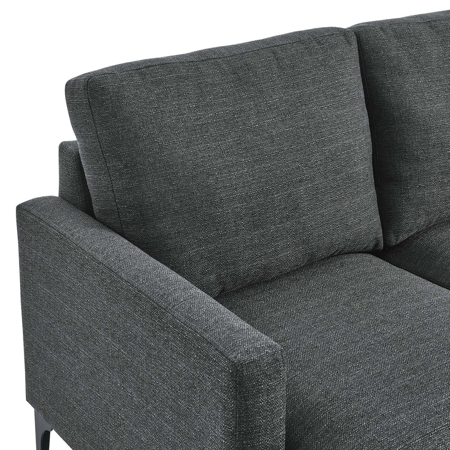 Evermore Right-Facing Upholstered Fabric Sectional Sofa by Furniture for America