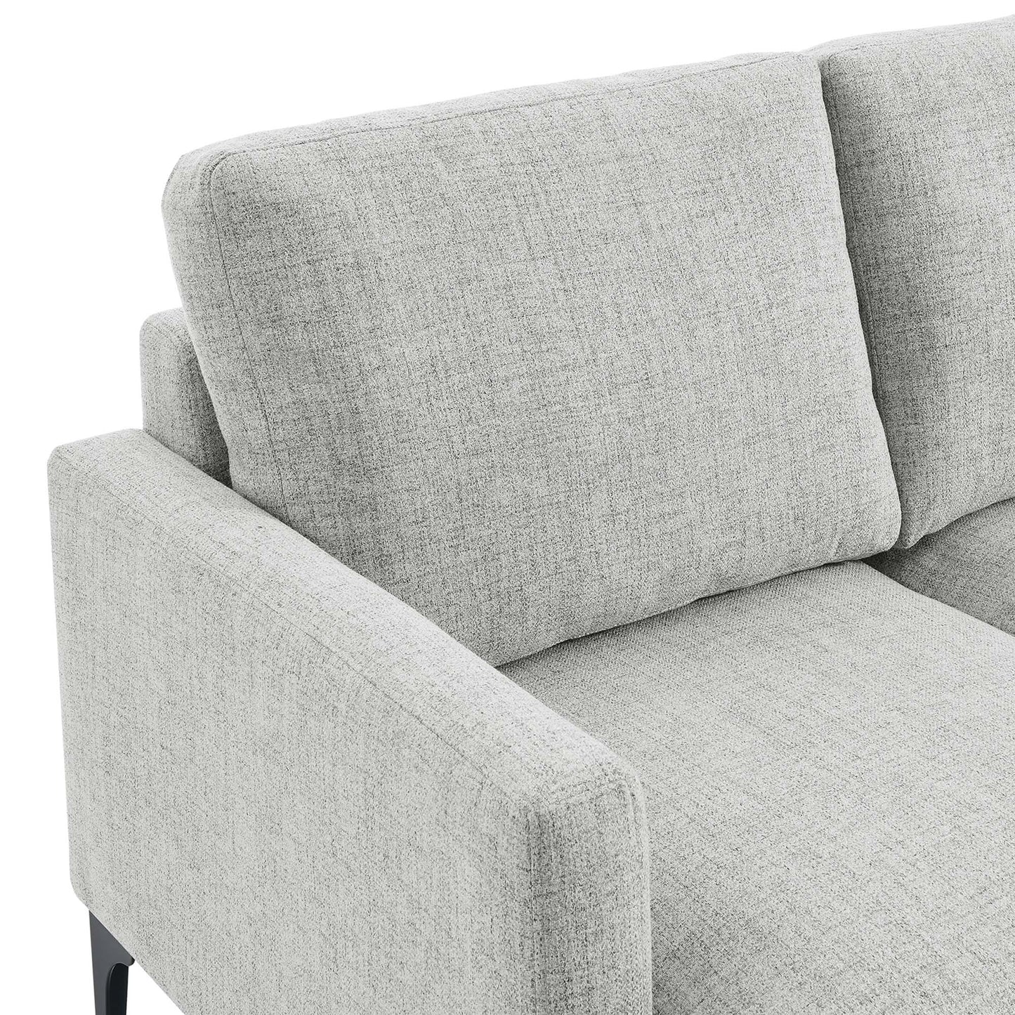 Evermore Right-Facing Upholstered Fabric Sectional Sofa by Furniture for America