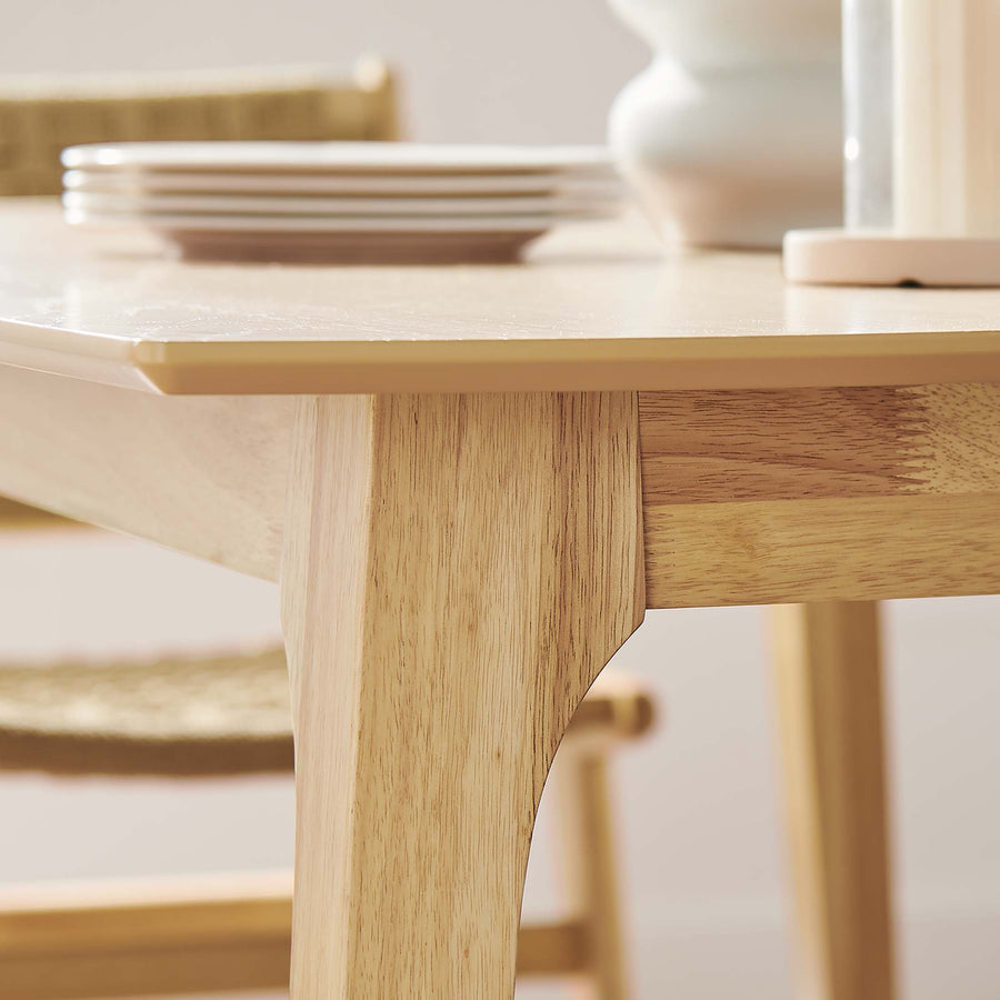 Ronda 63" Rectangle Dining Table in Oak Oak