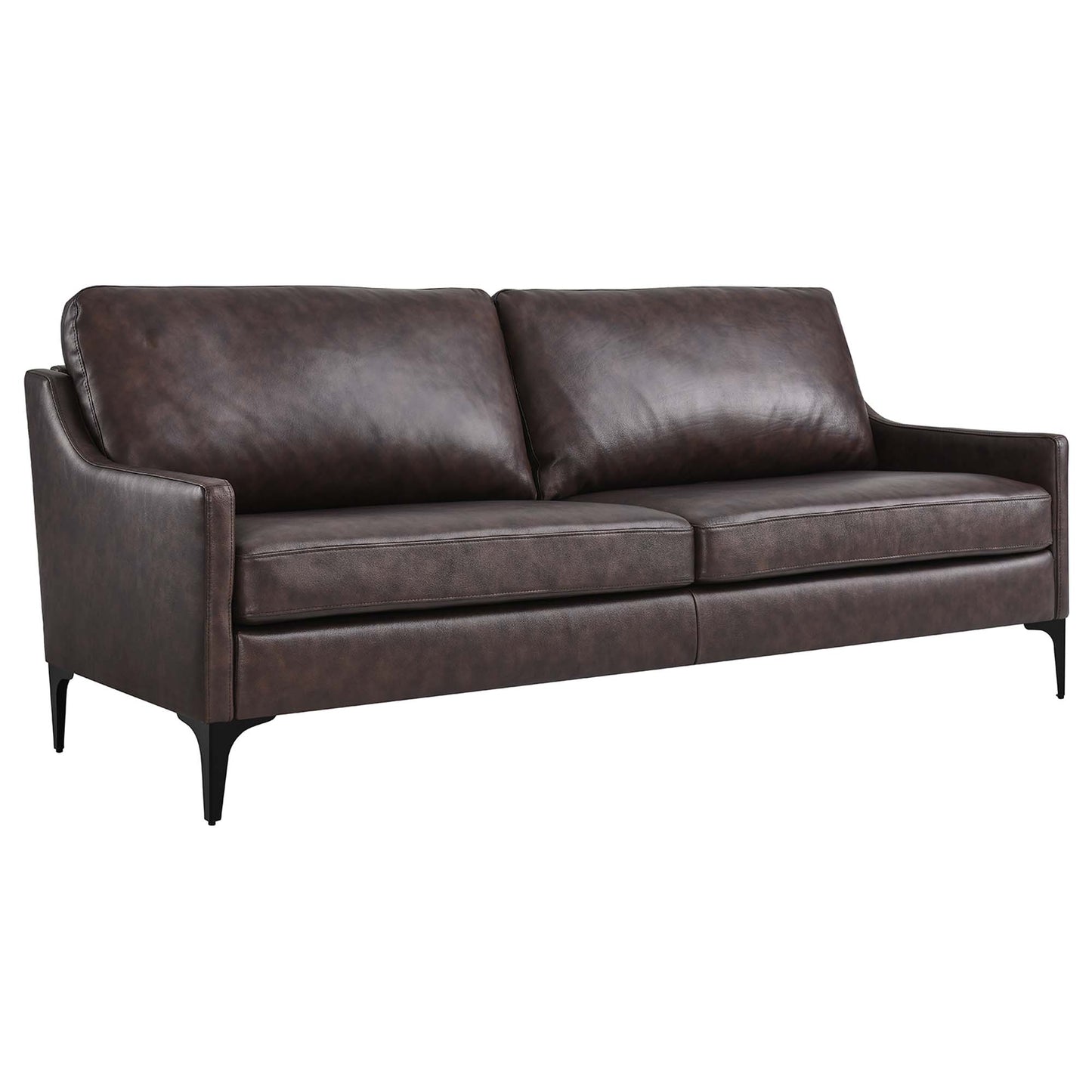 Corland Leather Sofa by Furniture for America