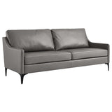 Pergola Leather Sofa in Gray