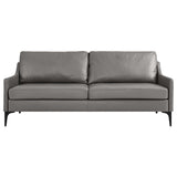 Pergola Leather Sofa in Gray