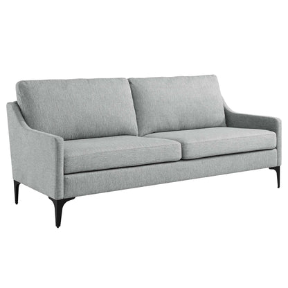 Corland Upholstered Fabric Sofa by Furniture for America