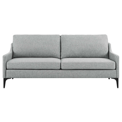 Corland Upholstered Fabric Sofa by Furniture for America