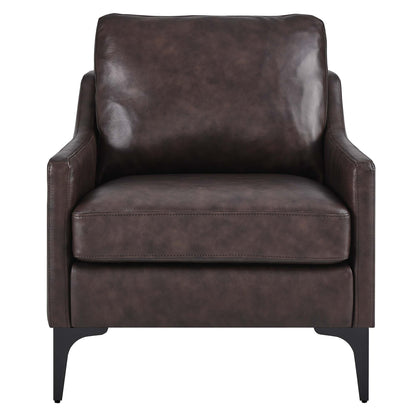 Corland Leather Armchair by Furniture For America