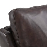 Pergola Leather Armchair in Brown