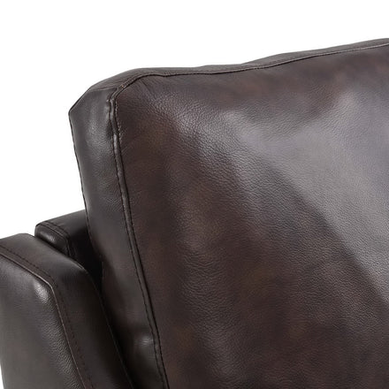 Corland Leather Armchair in Brown