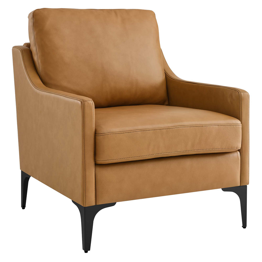 Pergola Leather Armchair in Tan