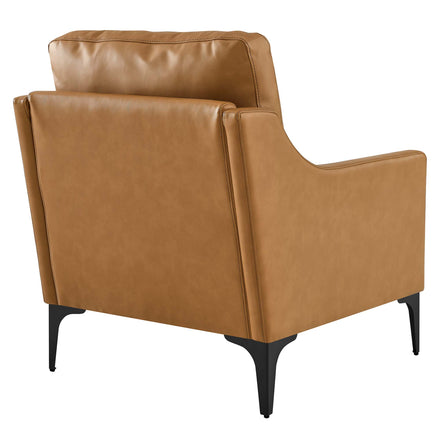 Corland Leather Armchair in Tan