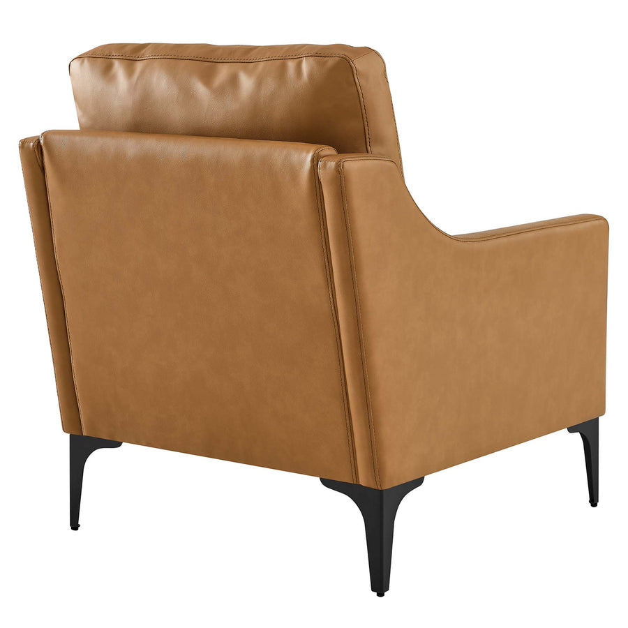 Pergola Leather Armchair in Tan