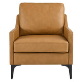 Pergola Leather Armchair in Tan