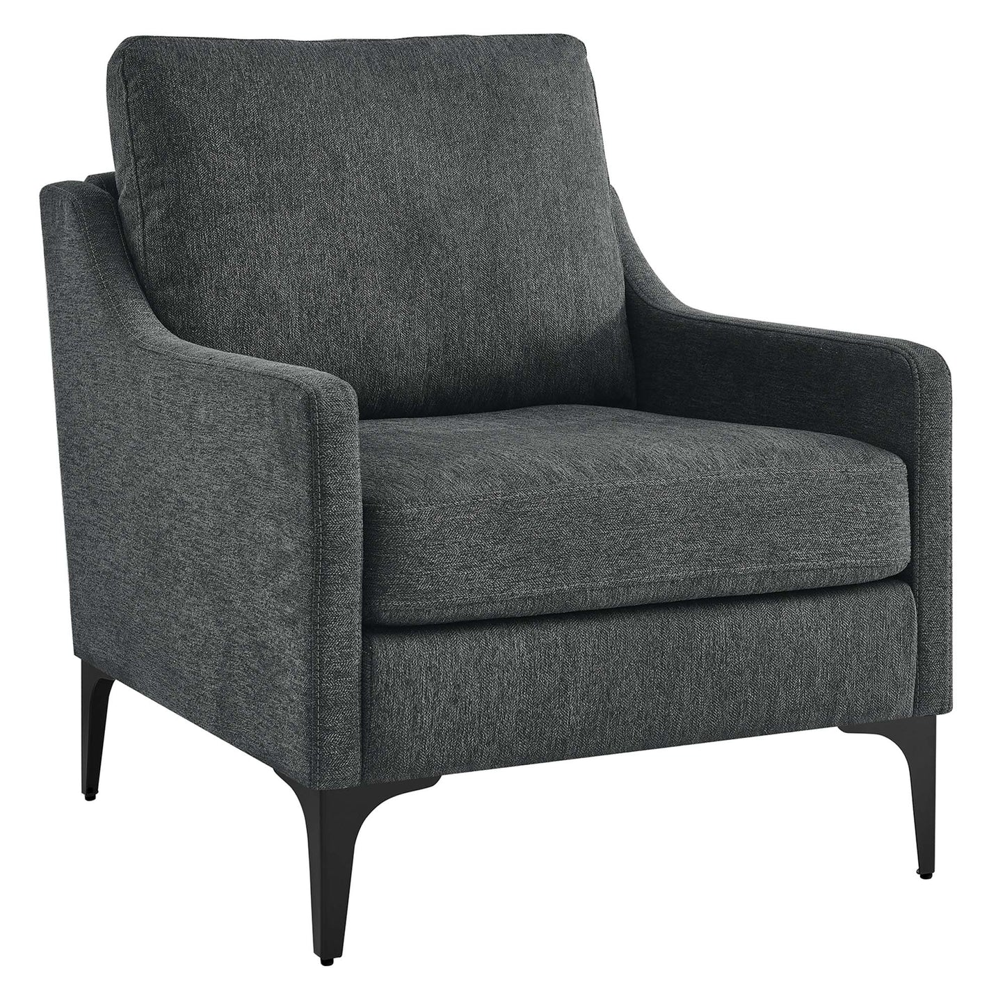 Corland Upholstered Fabric Armchair by Furniture For America