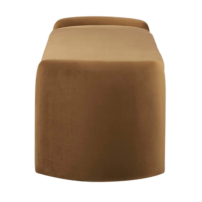 Nebula Upholstered Performance Velvet Bench by Furniture For America