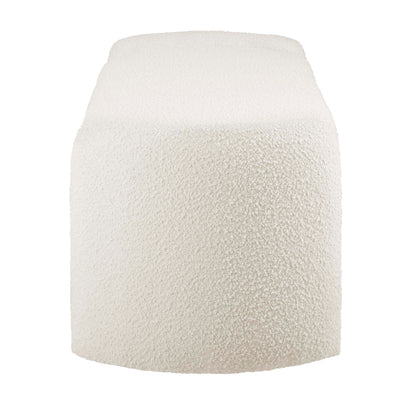 Nebula Boucle Upholstered Bench by Furniture For America