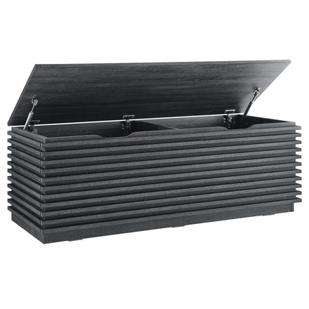 Render Storage Bench in Charcoal