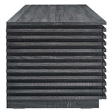 Vera Storage Bench in Charcoal