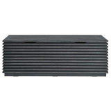 Vera Storage Bench in Charcoal