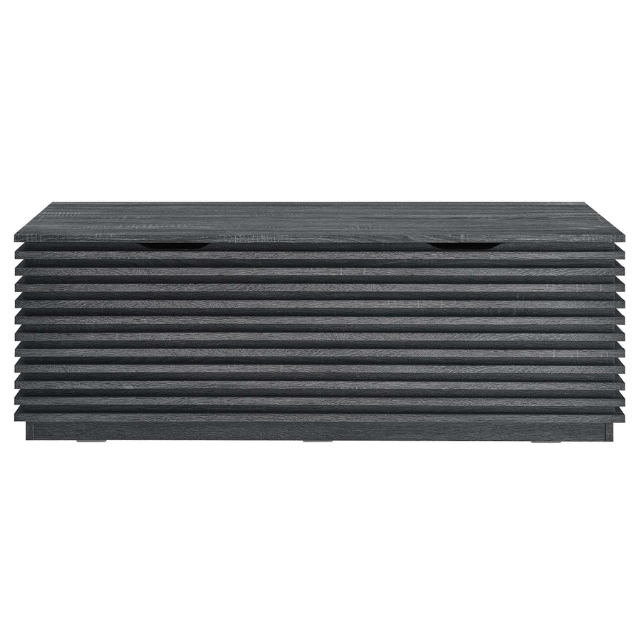 Vera Storage Bench in Charcoal