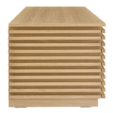 Vera Storage Bench in Oak
