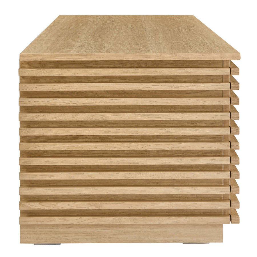 Vera Storage Bench in Oak