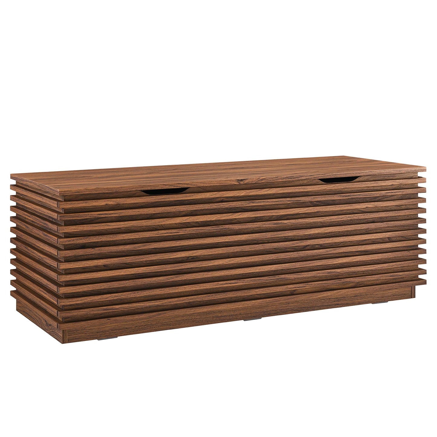 Vera Storage Bench in Walnut