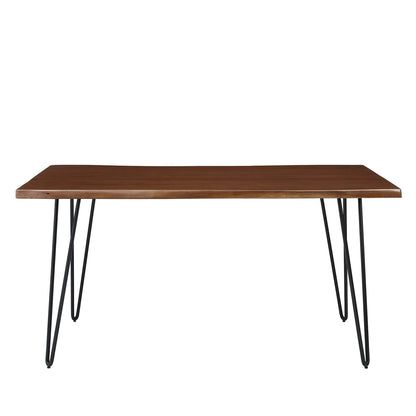 Ardor 60" Live Edge Acacia Wood Acacia Wood Dining Table by Furniture For America