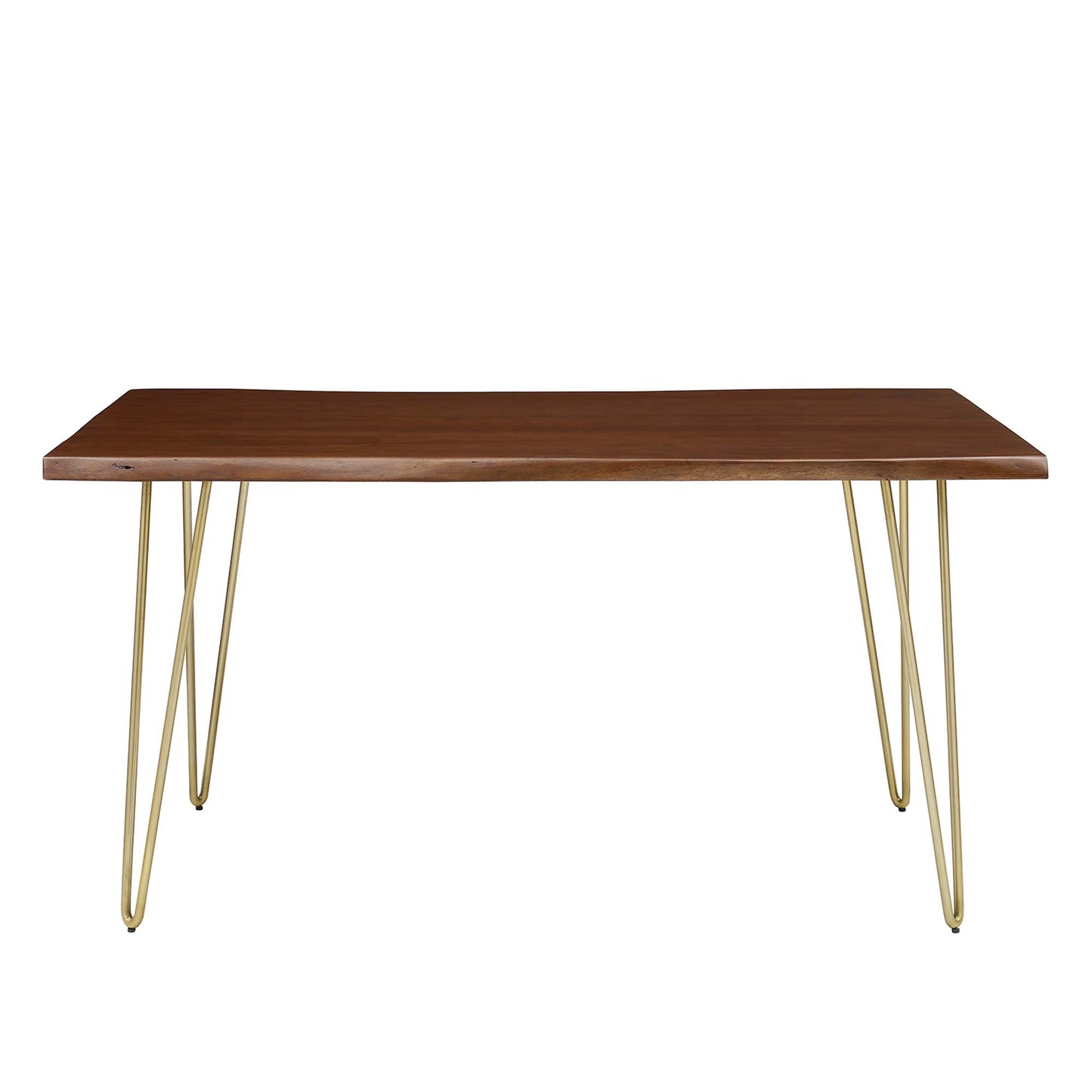 Ardor 60" Live Edge Acacia Wood Acacia Wood Dining Table by Furniture For America