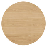 Quintessa 47" Round Dining Table in Oak