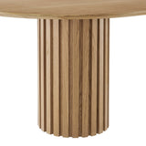 Quintessa 95" Oval Dining Table in Oak