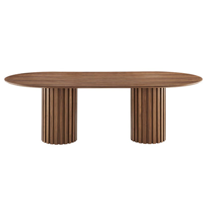 Senja 95" Oval Dining Table by Furniture For America