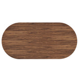 Quintessa 95" Oval Dining Table in Walnut