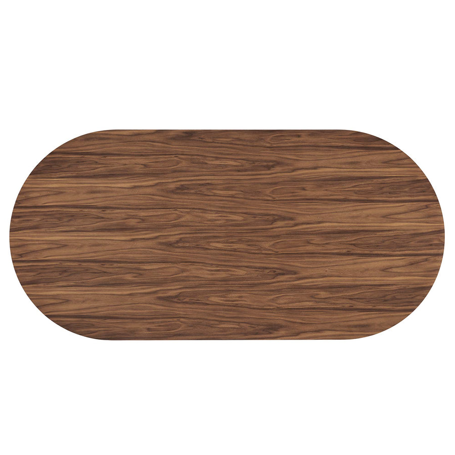 Quintessa 95" Oval Dining Table in Walnut