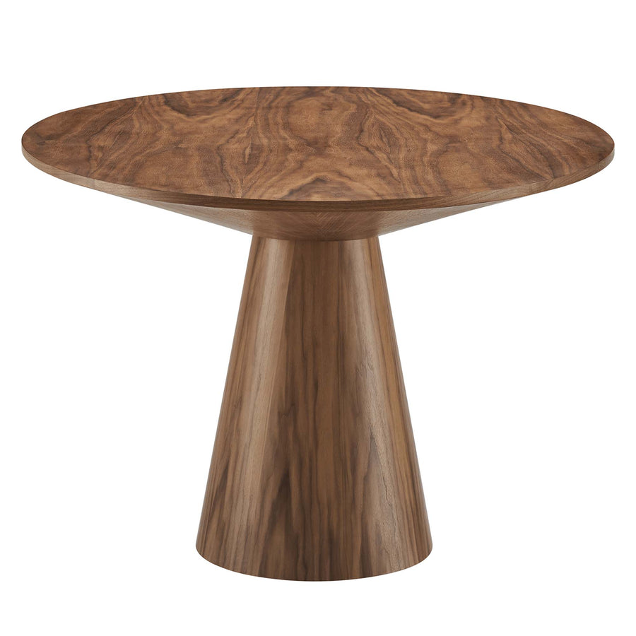 Barrel 75" Oval Dining Table in Walnut