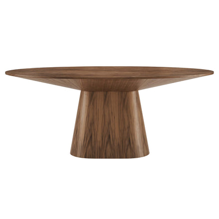 Provision 75" Oval Dining Table in Walnut