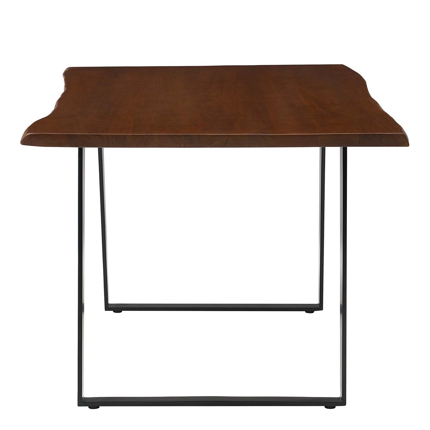 Viggo 60" Live Edge Acacia Wood Acacia Wood Dining Table by Furniture For America