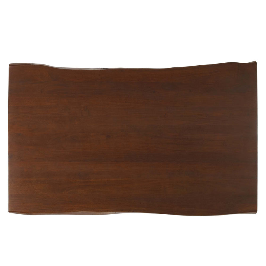 Verdelho 60" Live Edge Acacia Wood Acacia Wood Dining Table in Black Walnut