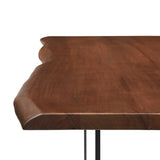 Verdelho 60" Live Edge Acacia Wood Acacia Wood Dining Table in Black Walnut