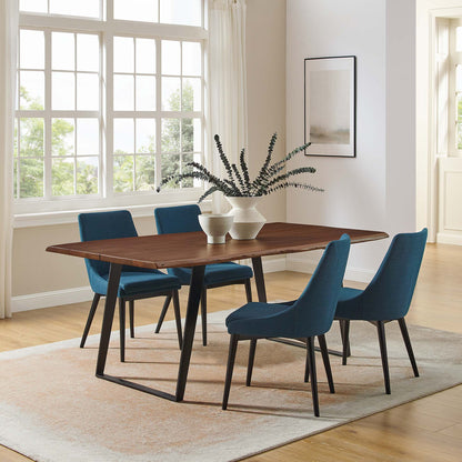 Viggo 74" Live Edge Acacia Wood Dining Table by Furniture For America