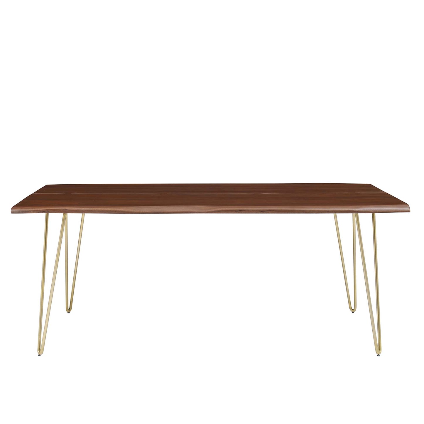 Ardor 74" Live Edge Acacia Wood Acacia Wood Dining Table by Furniture For America