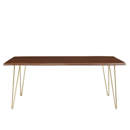 Ardor 74" Live Edge Acacia Wood Acacia Wood Dining Table by Furniture For America