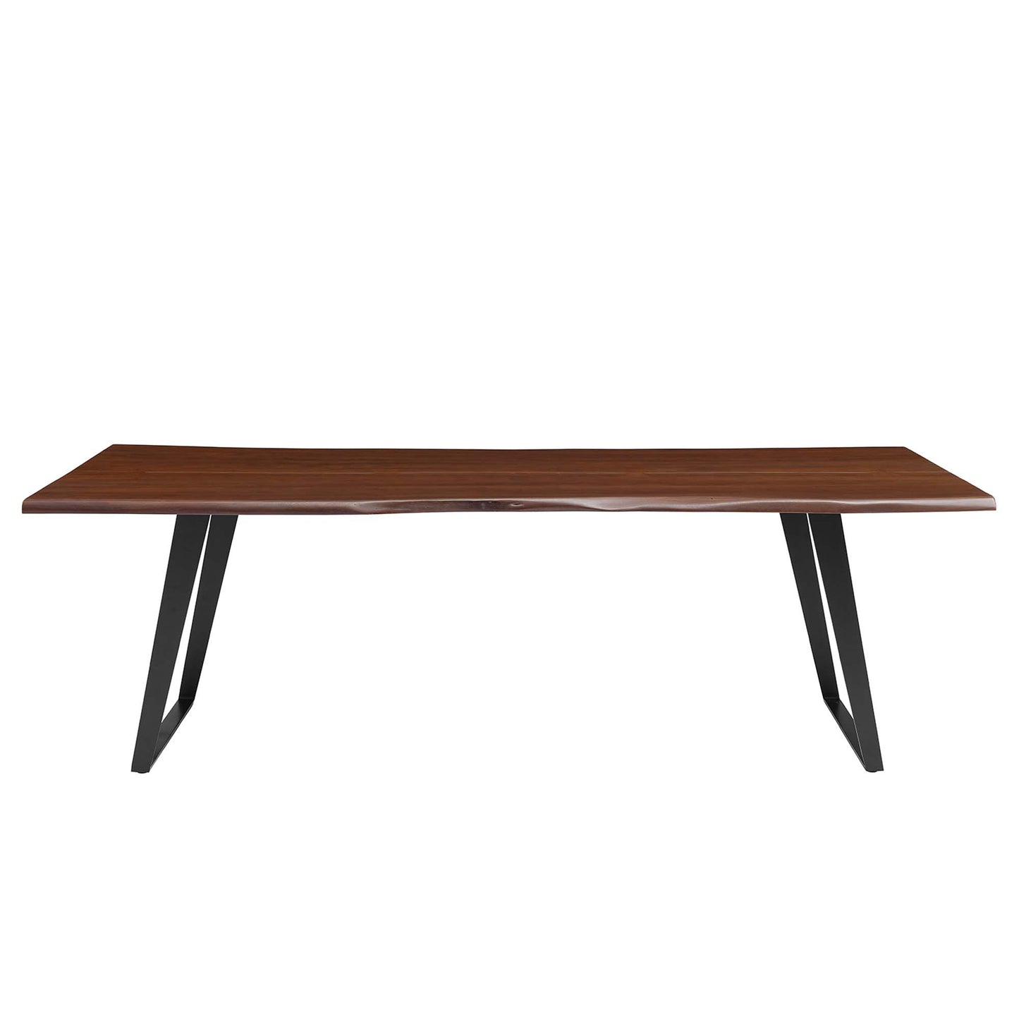 Viggo 96" Live Edge Acacia Wood Acacia Wood Dining Table by Furniture For America
