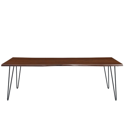 Ardor 96" Live Edge Acacia Wood Acacia Wood Dining Table by Furniture For America